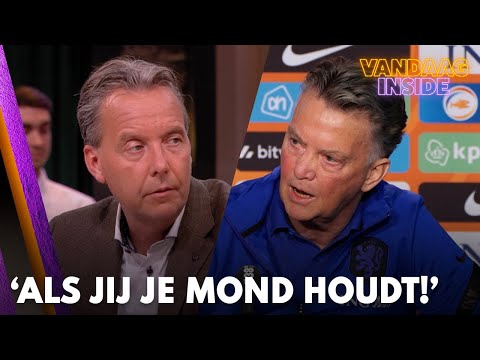 Louis van Gaal vs. Valentijn Driessen: 'Als jij je mond houdt!' | VANDAAG INSIDE