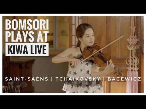 BOMSORI plays Saint-Saëns, Tchaikovsky, Bacewicz at kiwa LIVE
