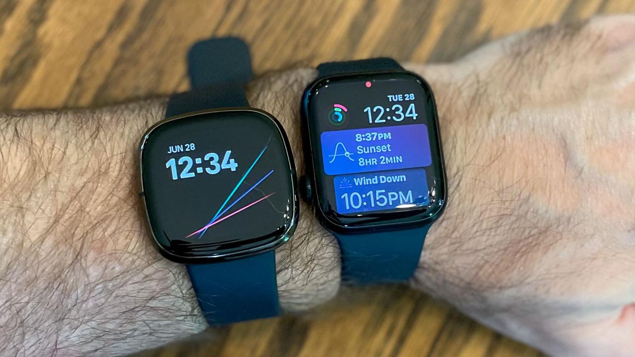 Apple Watch 7 Vs. Fitbit Sense: Which Is Best For You? | Cnn Underscored