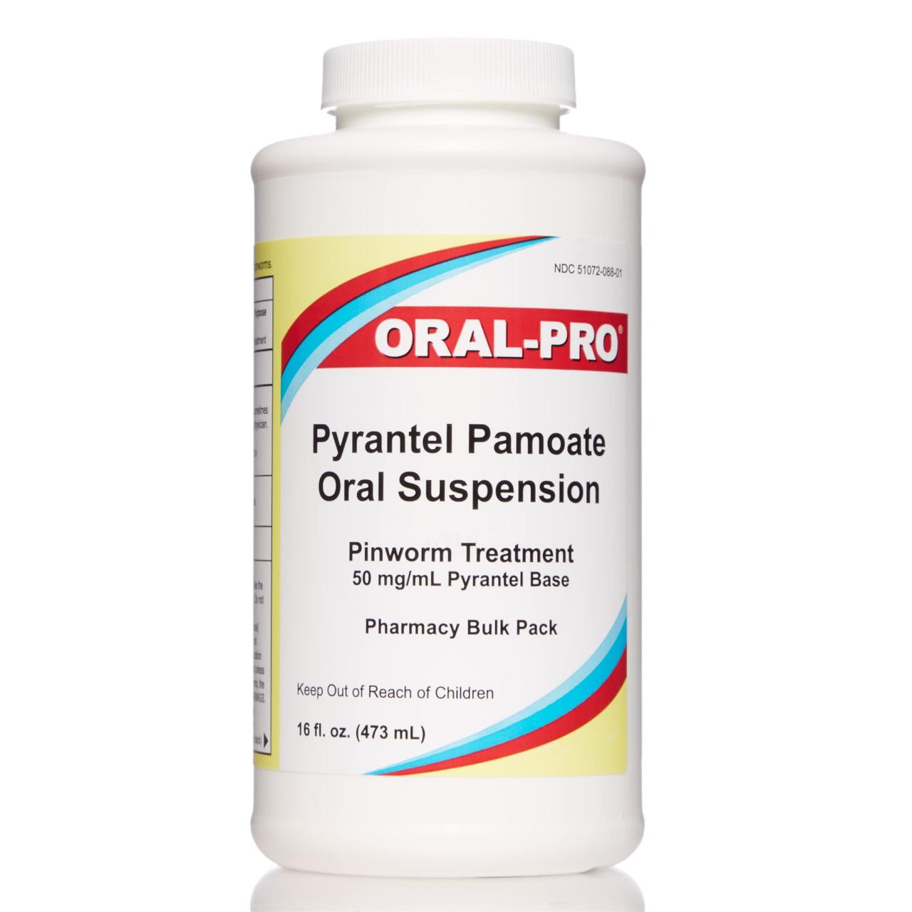 Amazon.Com: Aurora 50Mg/Ml Oral Pro Pyrantel Pamoate Oral Suspension, 16  Ounce, White : Health & Household
