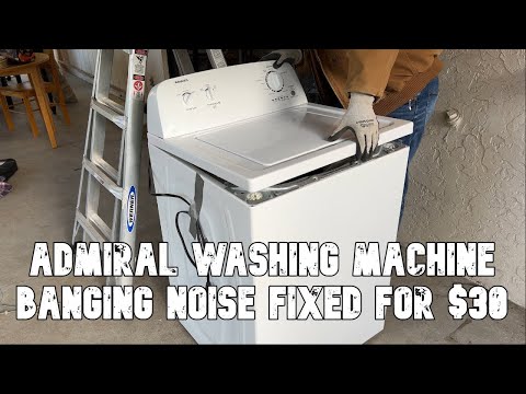 Opgelost: Admiral-wasmachine bonkt tijdens het centrifugeren
