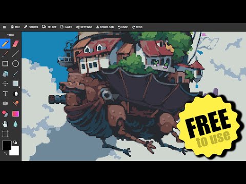 PIXIL ART: Free pixel art software!