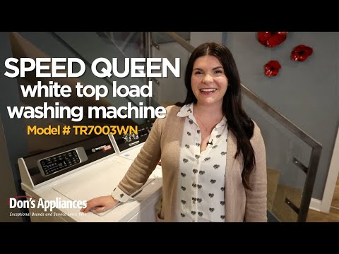 Speed Queen White Top Load Washer Overview (TR7003WN)