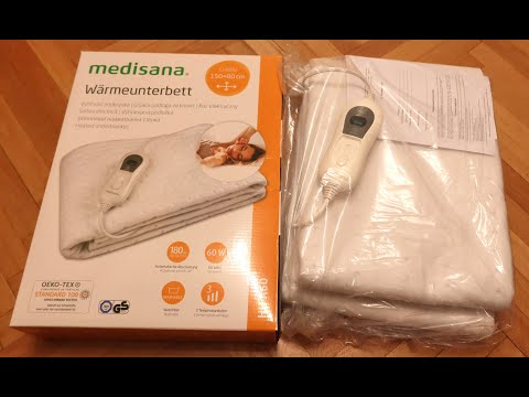 Medisana HU A60 Heated Underblanket from Kaufland review testing. Keep your bed warm in Winter