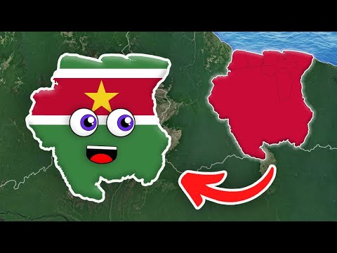 Suriname - Geography & Districts | Countries of the World