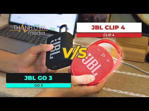 JBL Go 3 vs JBL Clip 4 | So sánh mới nhất về 2 chiếc loa mini của JBL