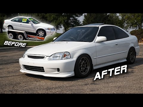Building a *CLEAN* Honda Civic in 10 Minutes! (Less is MORE!)