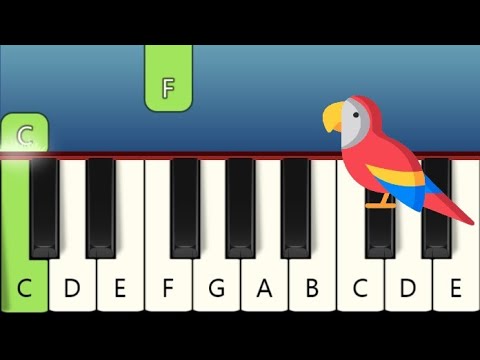 5 Heel eenvoudige Kinderliedjes voor Kinderen - Piano Tutorial