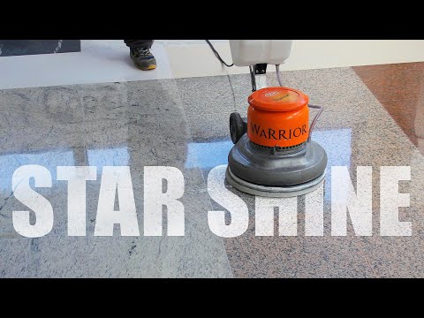 Faber - The ✨ STAR SHINE ✨ effect - on GRANITE floors